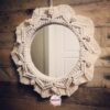 ARSHLAZA Macrame Hanging Wall Mirror [M122] Framed