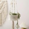 Arshlaza Macrame Balcony Flower Pot Plant Hanger