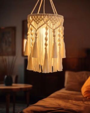 Arshlaza Macrame Party Decoration Chandelier Light Cover