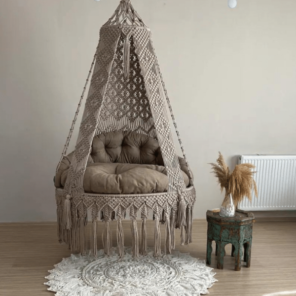 Arshlaza Royal Cotton Macrame Swing Chair