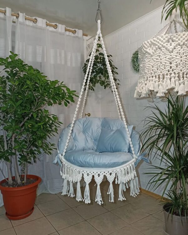 Arshlaza white blue Swing